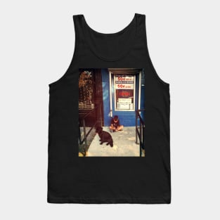 A boy and his dog, Sunset Park, Brooklyn, NYC Tank Top